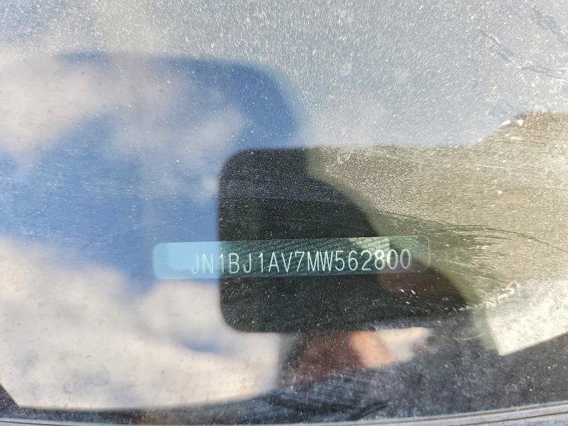 2021 Nissan Rogue Sport მანქანა იყიდება აუქციონზე, vin: JN1BJ1AV7MW562800, აუქციონის ნომერი: 50684906
