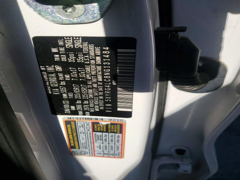 Aukcja sprzedaży 2022 Kia Sorento, vin: 5XYRG4LC8NG131484, numer aukcji: 50644826