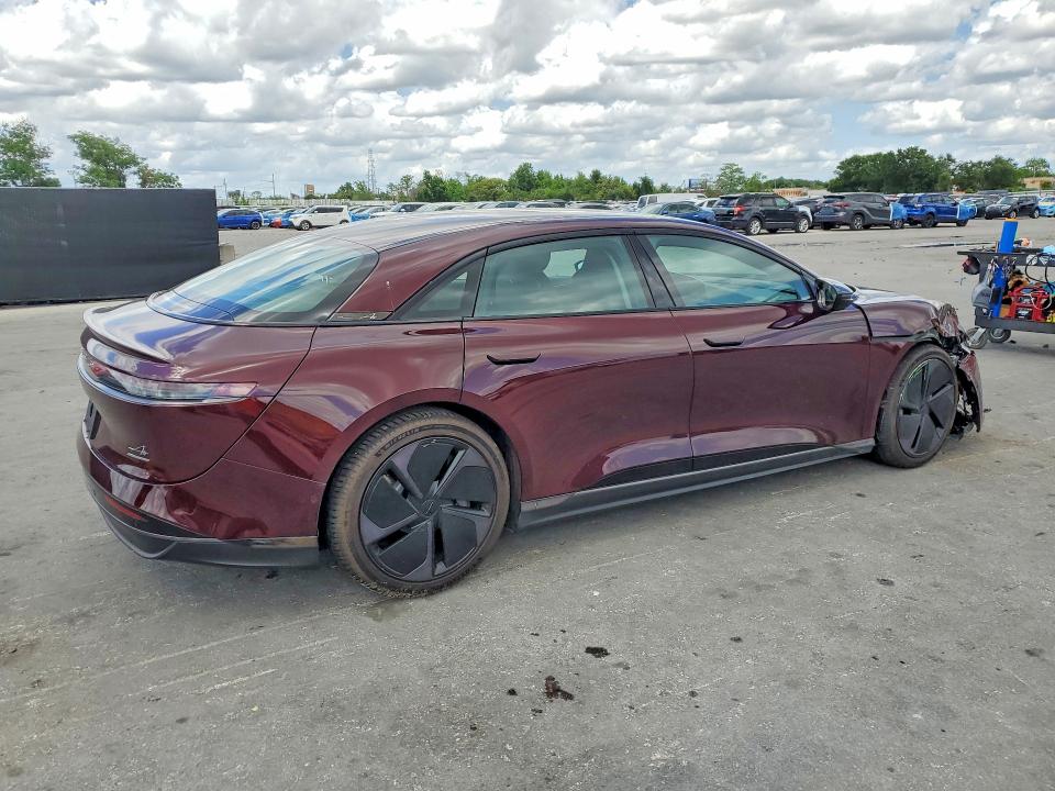 51753736 :رقم المزاد ، 50EA1TEA7SA002518 vin ، 2025 Lucid Motors Air مزاد بيع