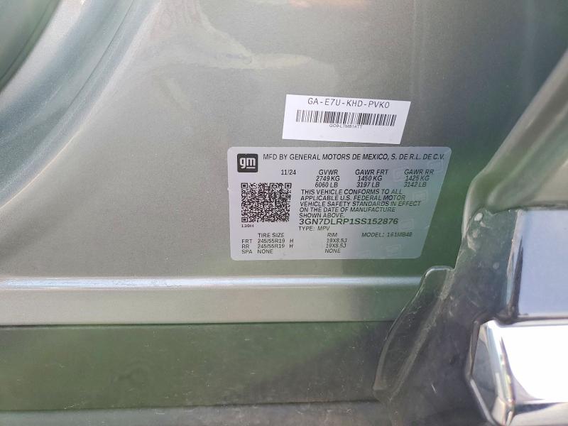 Продаж на аукціоні авто 2025 Chevrolet Equinox, vin: 3GN7DLRP1SS152876, номер лоту: 50320116