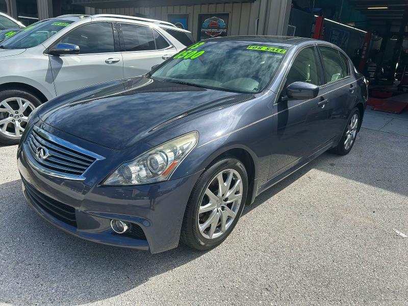 2013 Infiniti G37 Sedan მანქანა იყიდება აუქციონზე, vin: JN1CV6ARXDM750523, აუქციონის ნომერი: 49573476