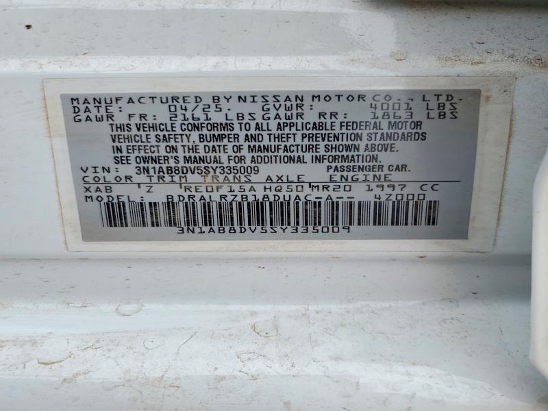 Продажа на аукционе авто 2025 Nissan Sentra, vin: 3N1AB8DV5SY335009, номер лота: 51813526