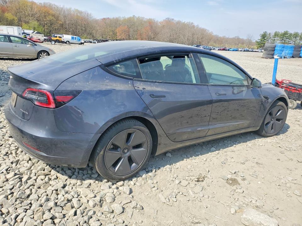 2022 Tesla Model 3 მანქანა იყიდება აუქციონზე, vin: 5YJ3E1EBXNF316593, აუქციონის ნომერი: 48853366