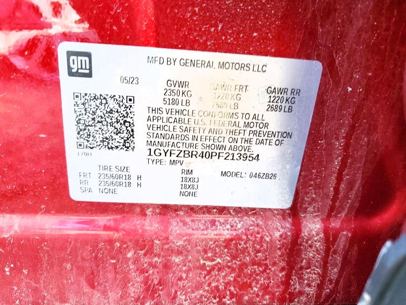 Продаж на аукціоні авто 2023 Cadillac Xt4, vin: 1GYFZBR40PF213954, номер лоту: 48185756
