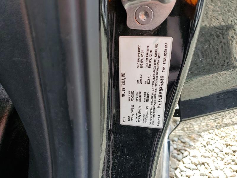 Aukcja sprzedaży 2019 Tesla Model 3, vin: 5YJ3E1EB6KF434412, numer aukcji: 51646556