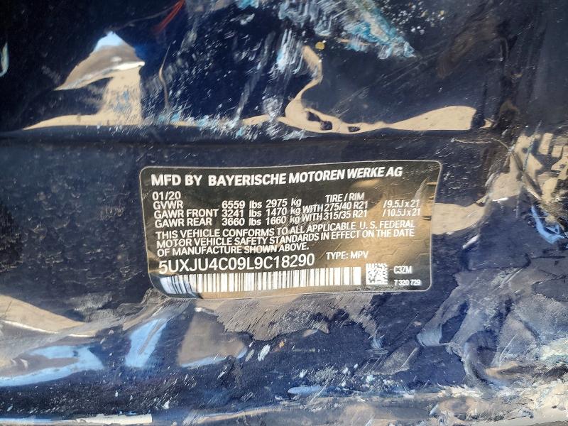 Продажа на аукционе авто 2020 Bmw X5, vin: 5UXJU4C09L9C18290, номер лота: 49380366