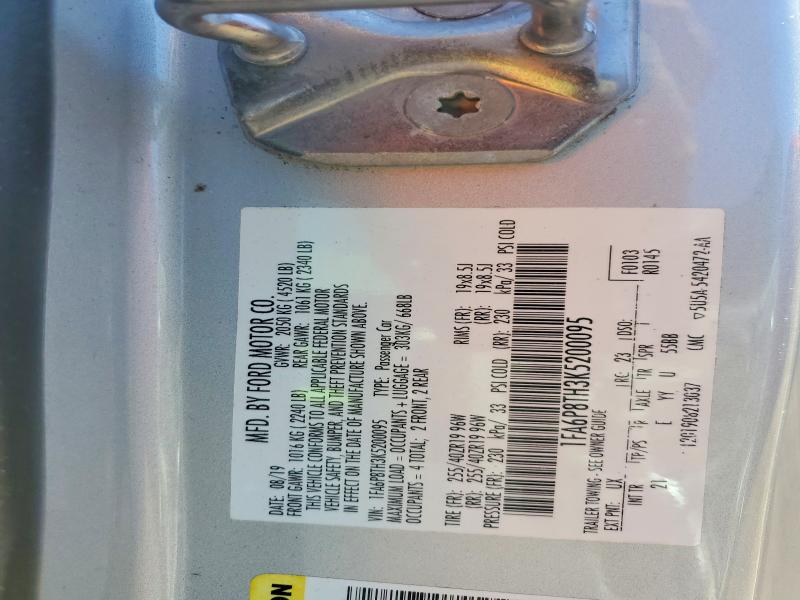 Aukcja sprzedaży 2019 Ford Mustang, vin: 1FA6P8TH3K5200095, numer aukcji: 50348116