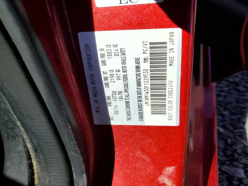 2015 Mazda 3 მანქანა იყიდება აუქციონზე, vin: JM1BM1W30F1229530, აუქციონის ნომერი: 51448056