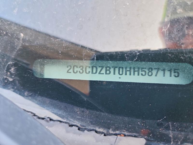 Продаж на аукціоні авто 2017 Dodge Challenger, vin: 2C3CDZBT0HH587115, номер лоту: 77774915