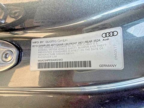 Продажа на аукционе авто 2013 Audi Rs5, vin: WUAC6AFR3DA902443, номер лота: 49862096