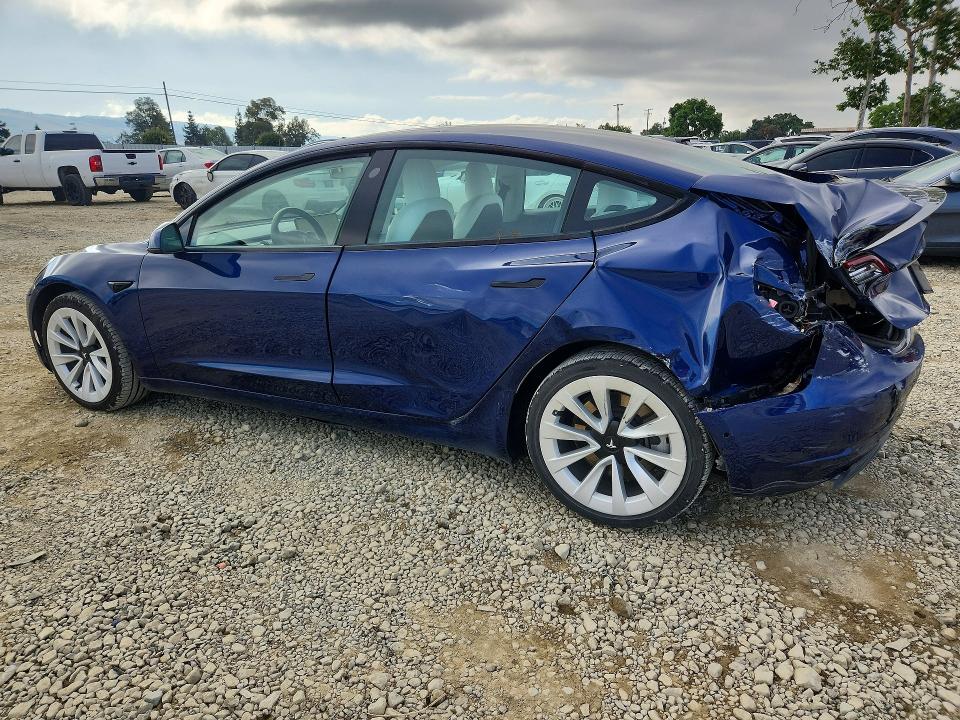 2022 Tesla Model 3 მანქანა იყიდება აუქციონზე, vin: 5YJ3E1EB5NF144232, აუქციონის ნომერი: 50525666