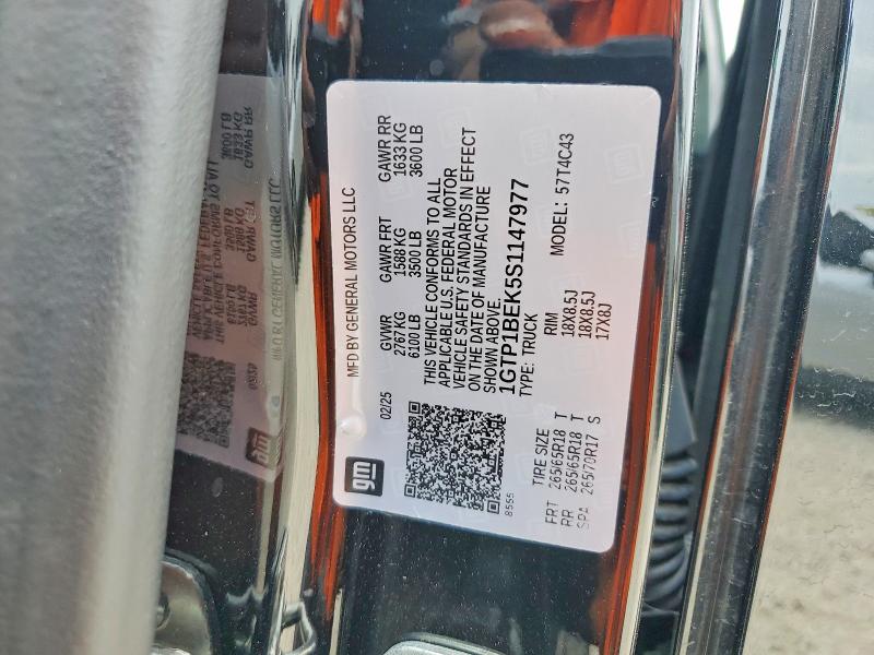 Продаж на аукціоні авто 2025 Gmc Canyon, vin: 1GTP1BEK5S1147977, номер лоту: 49757586