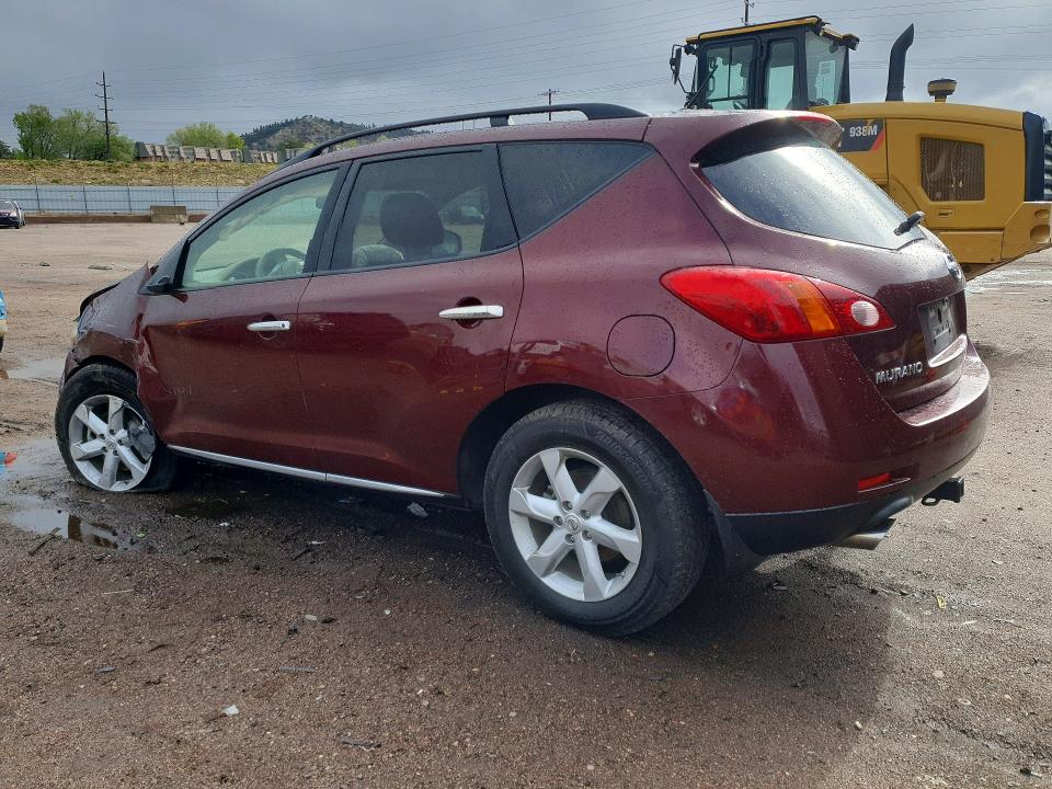 2009 Nissan Murano მანქანა იყიდება აუქციონზე, vin: JN8AZ18W79W133748, აუქციონის ნომერი: 51891716