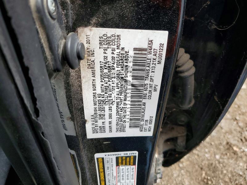 51274316 :رقم المزاد ، 4A4JN2AS5BE030062 vin ، 2011 Mitsubishi Endeavor مزاد بيع