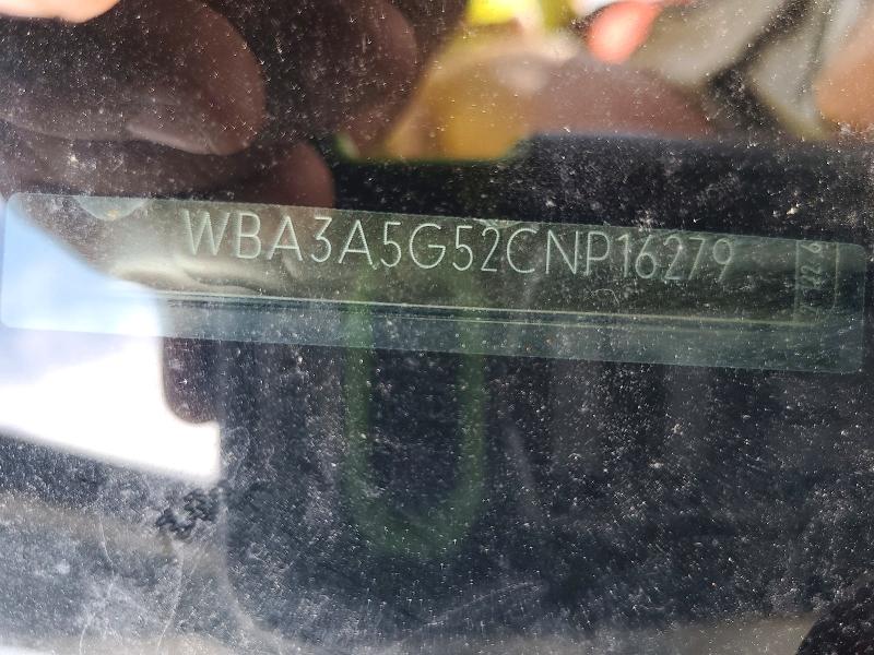 2012 Bmw 328 მანქანა იყიდება აუქციონზე, vin: WBA3A5G52CNP16279, აუქციონის ნომერი: 50316996