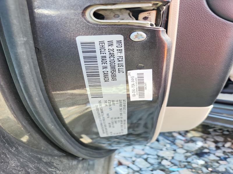 2021 Chrysler Voyager მანქანა იყიდება აუქციონზე, vin: 2C4RC1DG0MR549849, აუქციონის ნომერი: 48493396