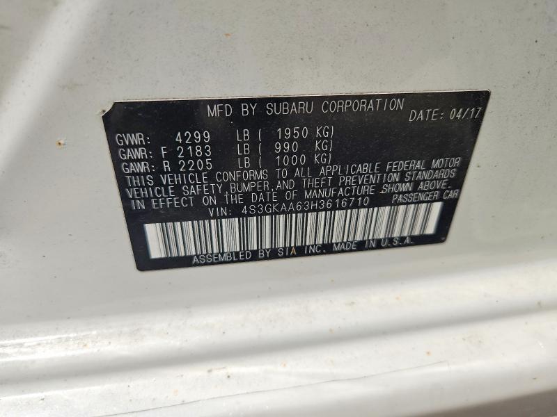Продажа на аукционе авто 2017 Subaru Impreza, vin: 4S3GKAA63H3616710, номер лота: 51345856
