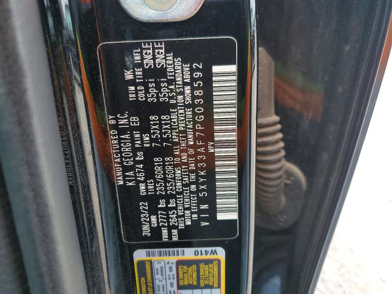Продаж на аукціоні авто 2023 Kia Sportage, vin: 5XYK33AF7PG038592, номер лоту: 50253816