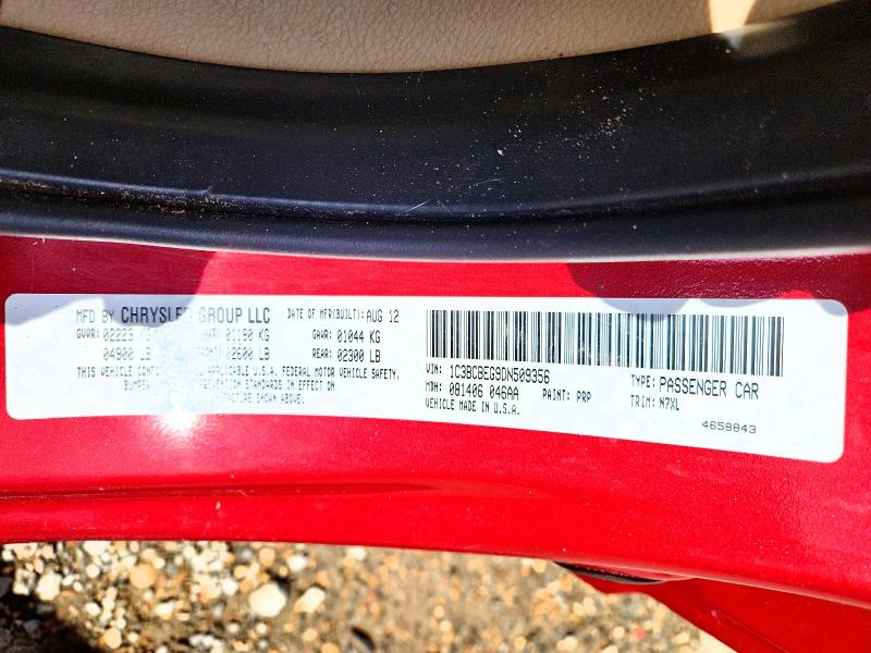 Продажа на аукционе авто 2013 Chrysler 200, vin: 1C3BCBEG9DN509356, номер лота: 48666736