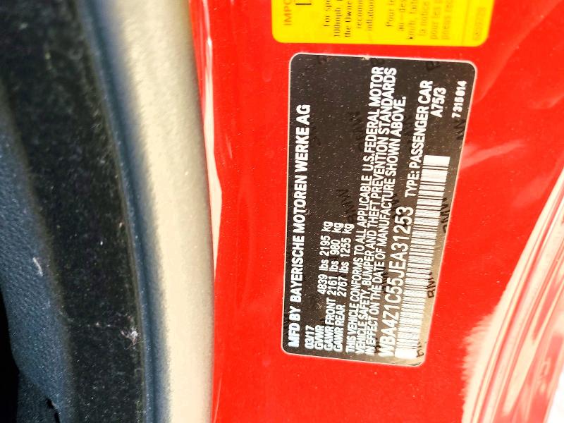 Продажа на аукционе авто 2018 Bmw 430i, vin: WBA4Z1C55JEA31253, номер лота: 49792056