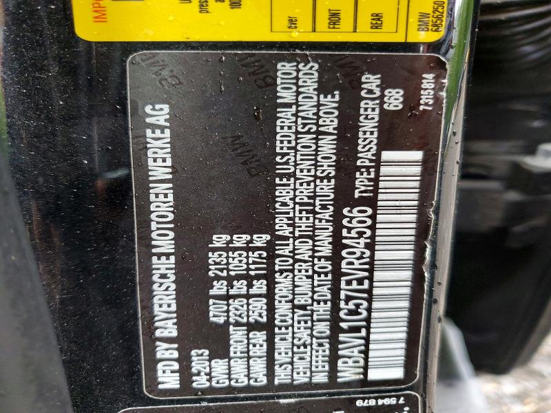 50715056 :رقم المزاد ، WBAVL1C57EVR94566 vin ، 2014 Bmw X1 مزاد بيع