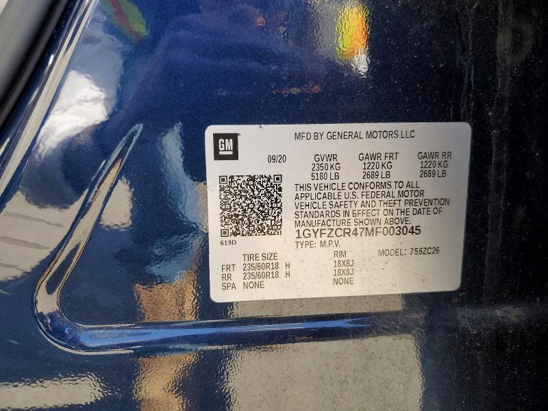 Продажа на аукционе авто 2021 Cadillac Xt4, vin: 1GYFZCR47MF003045, номер лота: 49325746