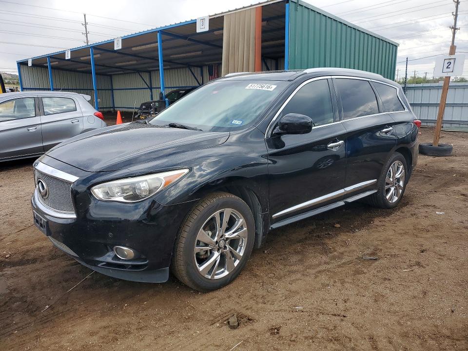 51775616 :رقم المزاد ، 5N1AL0MN0DC347071 vin ، 2013 Infiniti Jx35 مزاد بيع