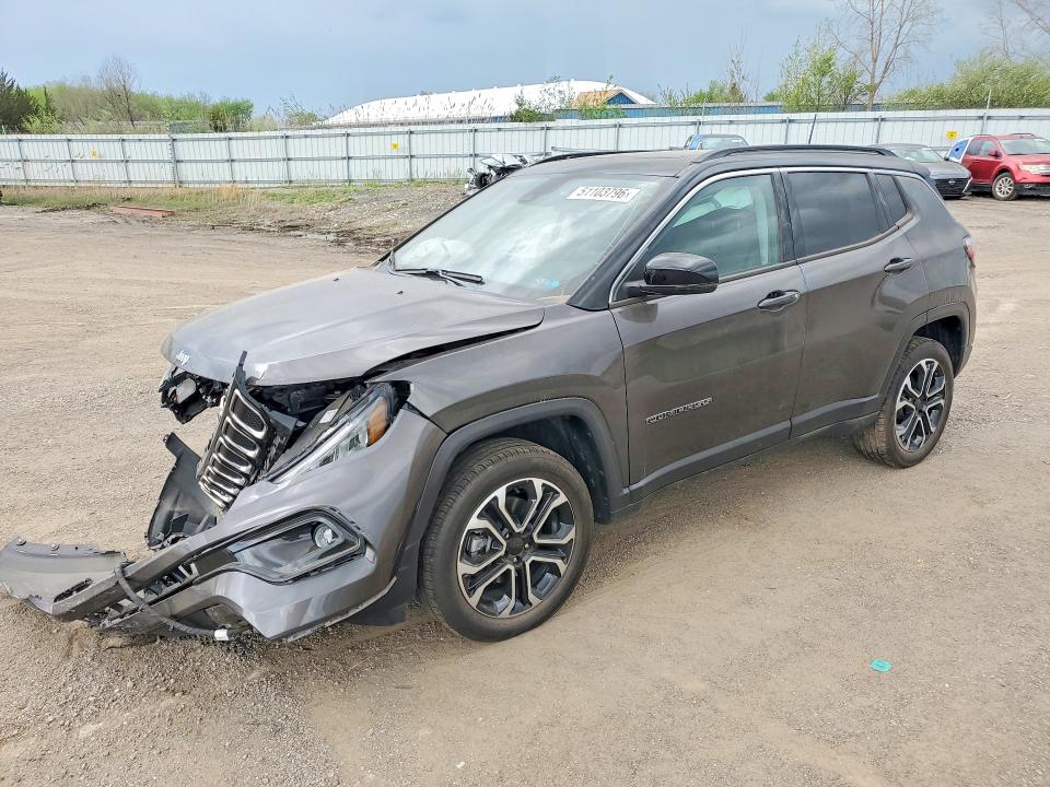 Aukcja sprzedaży 2022 Jeep Compass, vin: 3C4NJDCB7NT233200, numer aukcji: 51103796