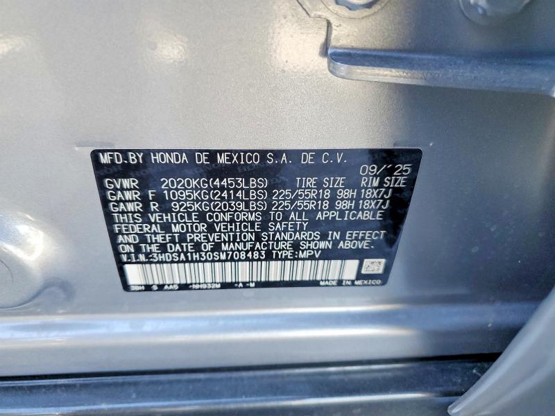 Aukcja sprzedaży 2025 Acura Adx, vin: 3HDSA1H30SM708483, numer aukcji: 49634616