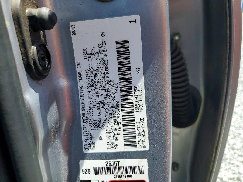 2014 Toyota Tundra მანქანა იყიდება აუქციონზე, vin: 5TFRY5F17EX149808, აუქციონის ნომერი: 51894626