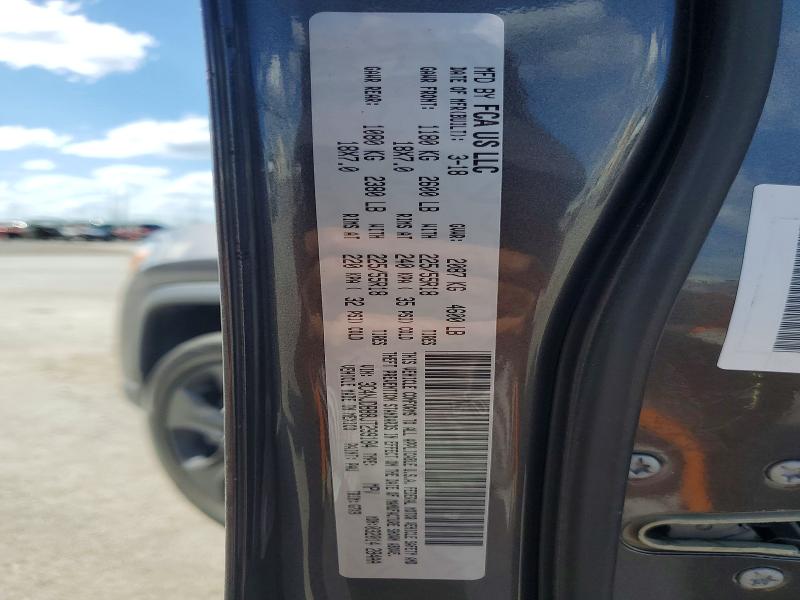 2018 Jeep Compass მანქანა იყიდება აუქციონზე, vin: 3C4NJDBB8JT299184, აუქციონის ნომერი: 45971496
