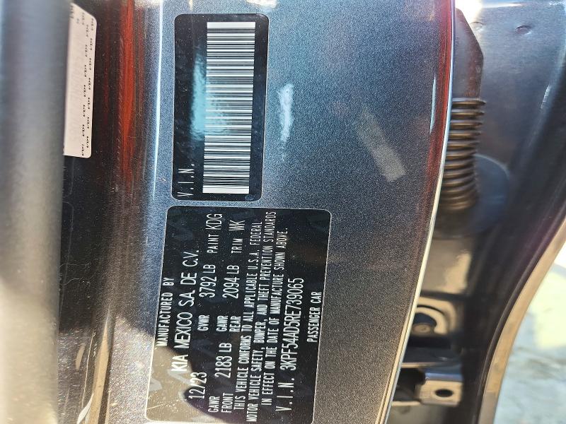 Aukcja sprzedaży 2024 Kia Forte, vin: 3KPF54AD5RE739065, numer aukcji: 50686176
