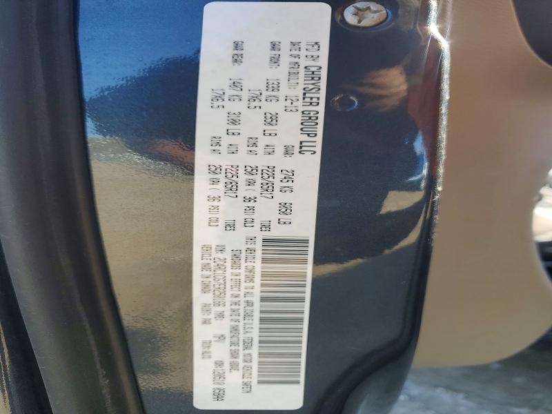 Auction sale of the 2014 Chrysler Town & Country, vin: 2C4RC1CG7ER250166, lot number: 49260516