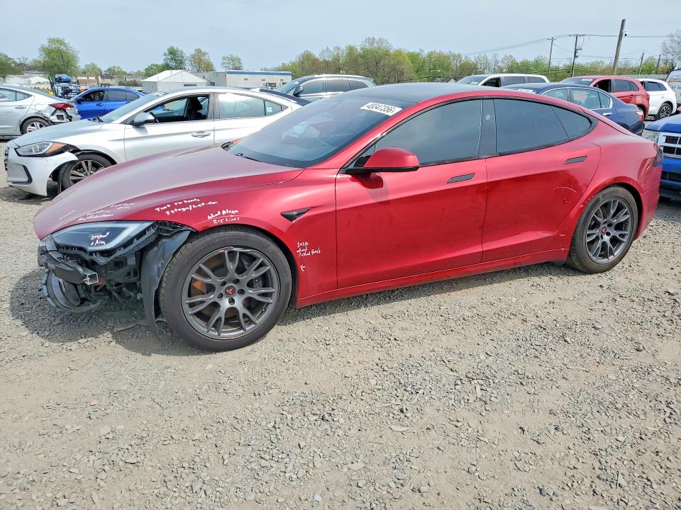 48347356 :رقم المزاد ، 5YJSA1E52PF523726 vin ، 2023 Tesla Model S مزاد بيع