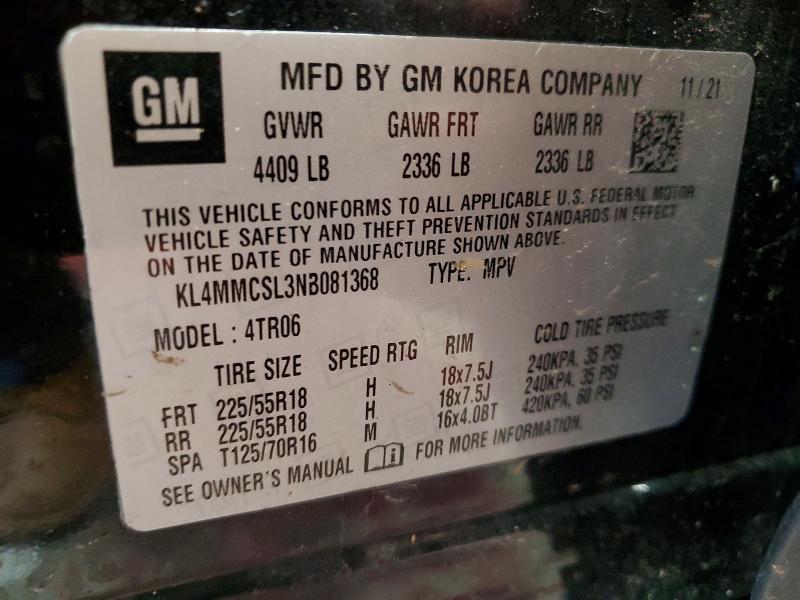 Продажа на аукционе авто 2022 Buick Encore Gx, vin: KL4MMCSL3NB081368, номер лота: 50115736