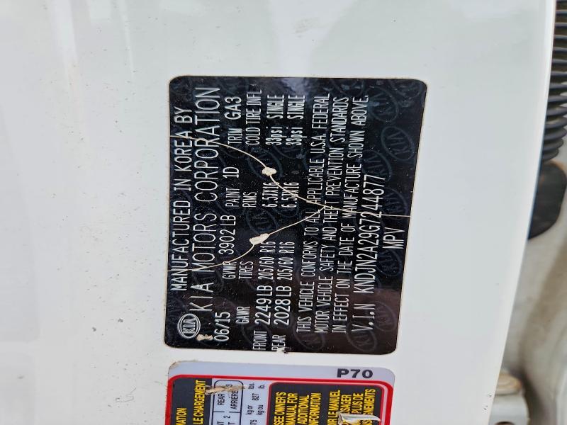 50618876 :رقم المزاد ، KNDJN2A29G7244877 vin ، 2016 Kia Soul مزاد بيع