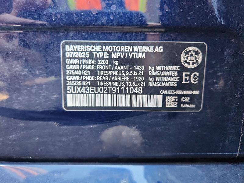 Продажа на аукционе авто 2026 Bmw X5, vin: 5UX43EU02T9111048, номер лота: 48706716