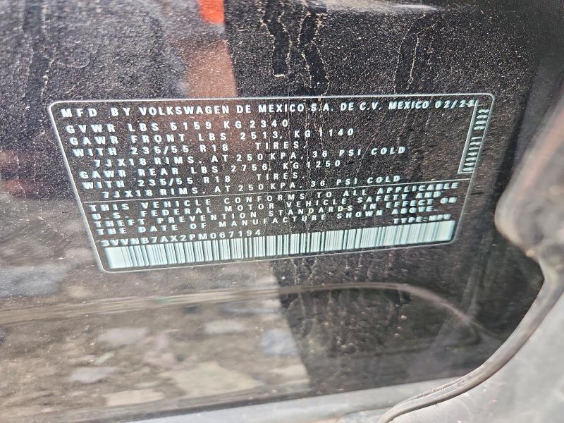 Aukcja sprzedaży 2023 Volkswagen Tiguan, vin: 3VVNB7AX2PM067194, numer aukcji: 48441936
