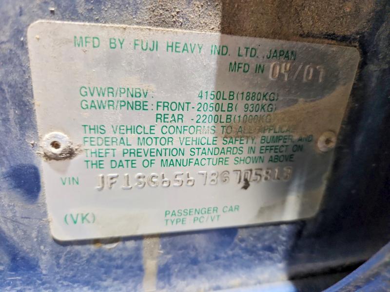 Продаж на аукціоні авто 2008 Subaru Forester, vin: JF1SG65678G705813, номер лоту: 51297656