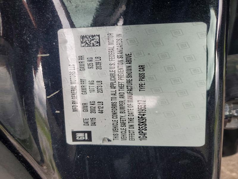 Aukcja sprzedaży 2015 Buick Verano, vin: 1G4PS5SK9F4195517, numer aukcji: 51570166