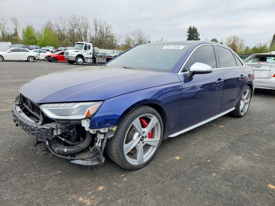 48819996 :رقم المزاد ، WAUC4AF42MA065141 vin ، 2021 Audi S4 مزاد بيع