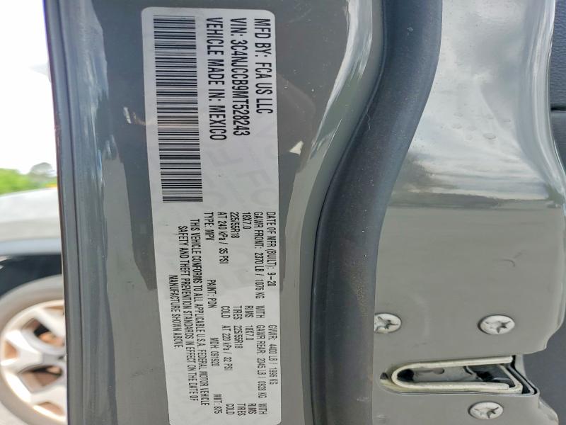 Продаж на аукціоні авто 2021 Jeep Compass, vin: 3C4NJCCB9MT528243, номер лоту: 51173646