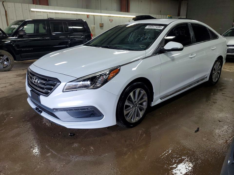 48547436 :رقم المزاد ، 5NPE34AF0FH027637 vin ، 2015 Hyundai Sonata مزاد بيع