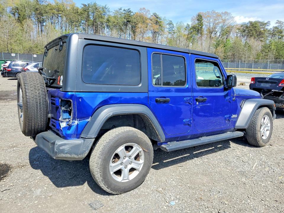 2019 Jeep Wrangler Unlimited მანქანა იყიდება აუქციონზე, vin: 1C4HJXDN7KW592138, აუქციონის ნომერი: 49194006