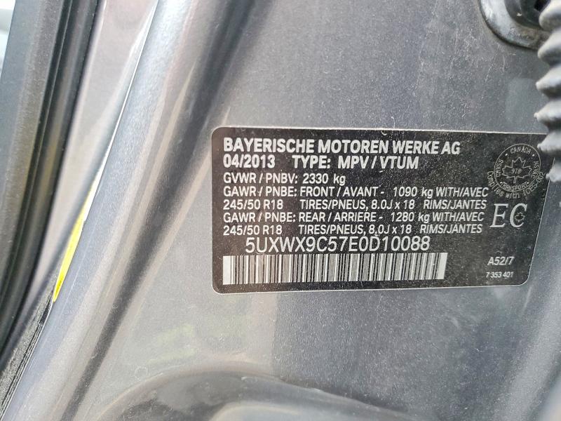 2014 Bmw X3 მანქანა იყიდება აუქციონზე, vin: 5UXWX9C57E0D10088, აუქციონის ნომერი: 51162346