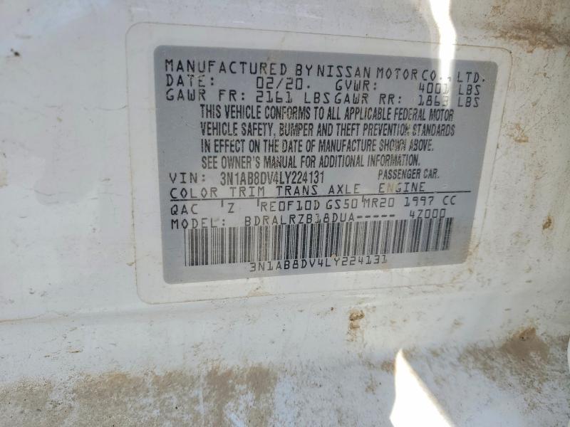 Продажа на аукционе авто 2020 Nissan Sentra, vin: 3N1AB8DV4LY224131, номер лота: 49183266