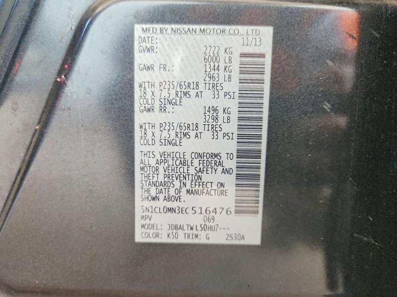 Продаж на аукціоні авто 2014 Infiniti Qx60 Hybrid, vin: 5N1CL0MN3EC516476, номер лоту: 49906356