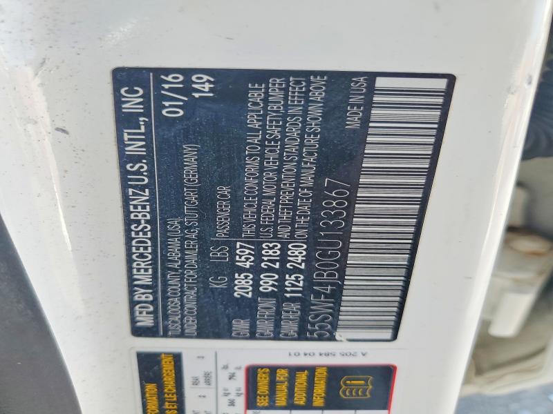 Продажа на аукционе авто 2016 Mercedes-benz C, vin: 55SWF4JB0GU133867, номер лота: 48570546
