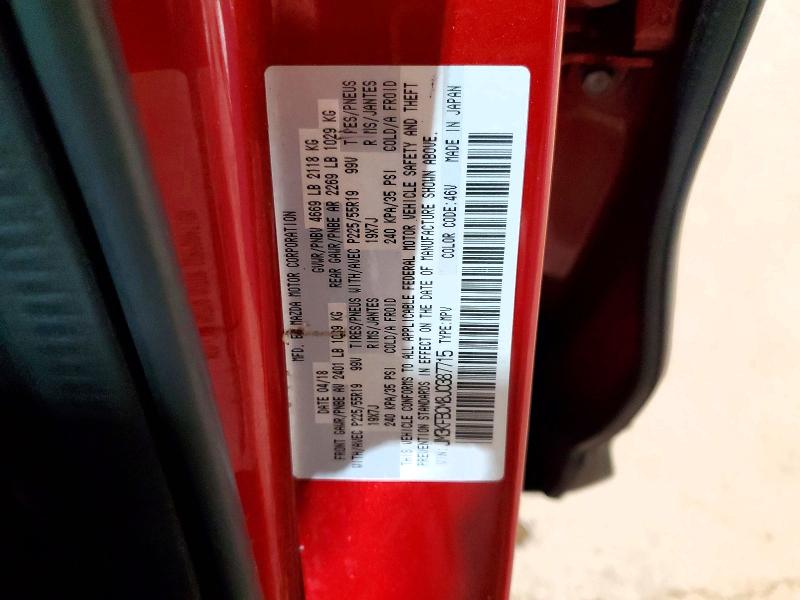 Aukcja sprzedaży 2018 Mazda Cx-5, vin: JM3KFBCM8J0387715, numer aukcji: 51438036