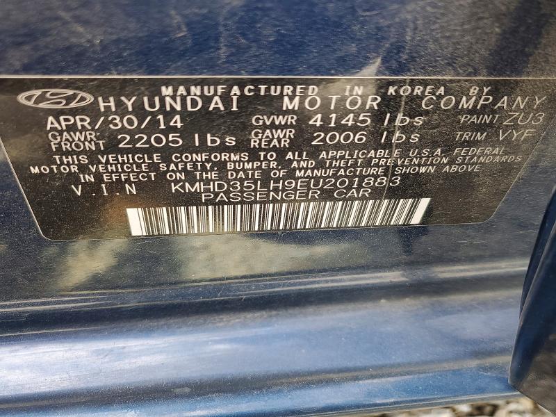 48132316 :رقم المزاد ، KMHD35LH9EU201883 vin ، 2014 Hyundai Elantra Gt مزاد بيع